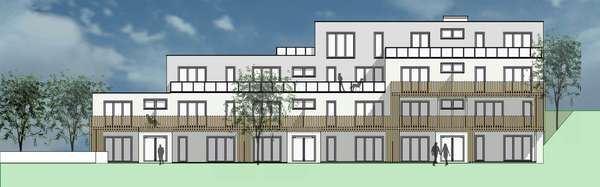 Ansicht West - Etagenwohnung in 37671 Höxter mit 93m² kaufen