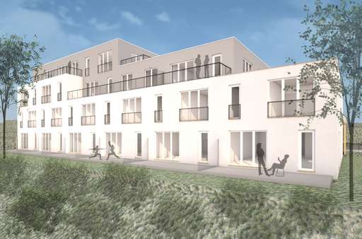 Visualisierung Weserseite - Etagenwohnung in 37671 Höxter mit 93m² kaufen