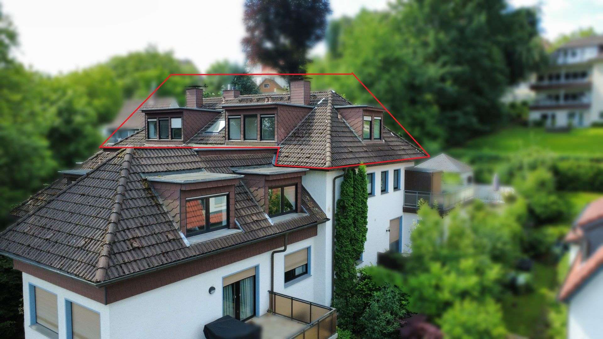 Exposéfoto Exposéfoto - Dachgeschosswohnung in 32756 Detmold mit 94m² kaufen