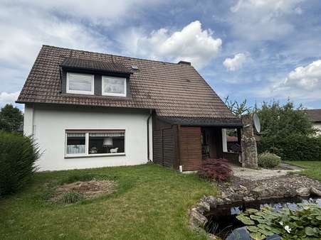 Gartenseite - Einfamilienhaus in 32791 Lage mit 123m² kaufen