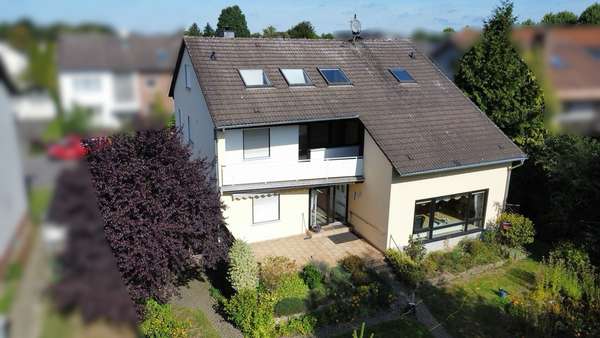 Luftaufnahme 1 - Zweifamilienhaus in 33104 Paderborn / Sennelager mit 205m² kaufen