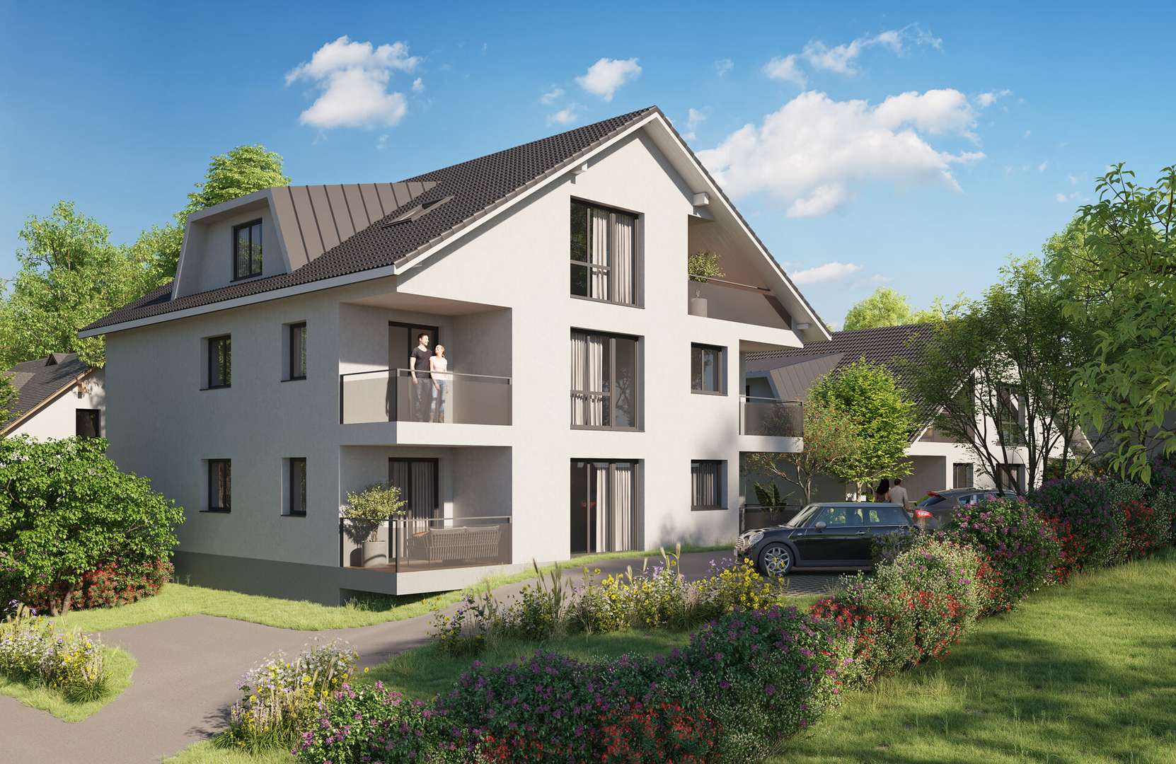 Außenansicht - Dachgeschosswohnung in 32760 Detmold / Heiligenkirchen mit 101m² kaufen