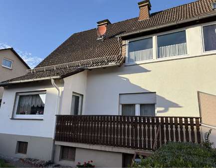 Rückansicht - Doppelhaushälfte in 37671 Höxter / Ottbergen mit 127m² kaufen