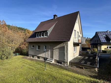 Rückansicht - Einfamilienhaus in 34431 Marsberg mit 130m² kaufen