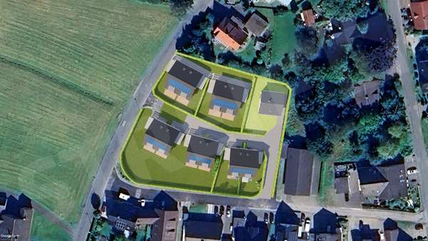 Drohnen Übersicht Drohnen Übersicht - Grundstück in 32758 Detmold / Pivitsheide mit 976m² kaufen