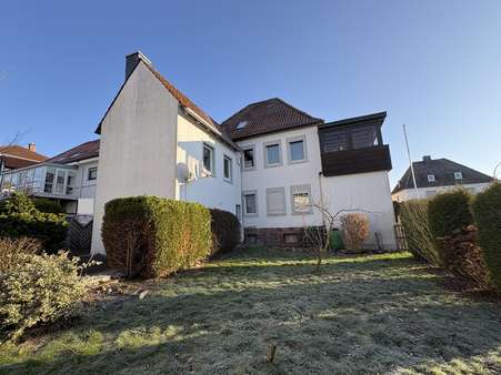 Gartenansicht Gartenansicht - Zweifamilienhaus in 32825 Blomberg mit 175m² kaufen