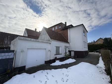 Gartenansicht - Doppelhaushälfte in 32805 Horn-Bad Meinberg / Horn mit 198m² kaufen