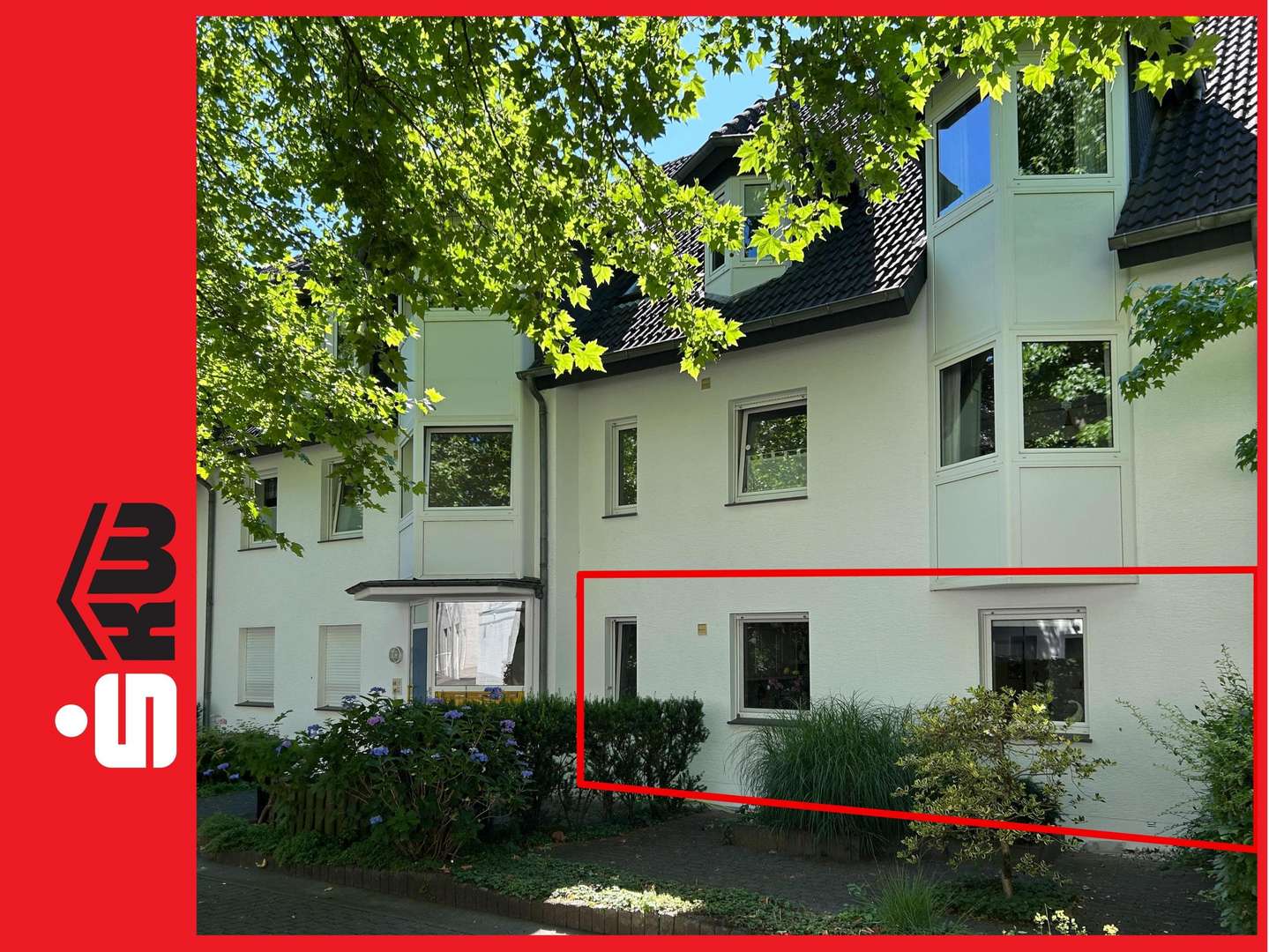 Straßenansicht Straßenansicht - Erdgeschosswohnung in 33330 Gütersloh mit 89m² als Kapitalanlage kaufen