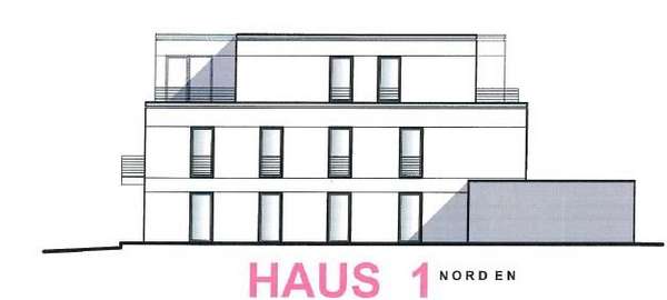 Haus01Nordansicht - Erdgeschosswohnung in 33378 Rheda-Wiedenbrück mit 99m² kaufen