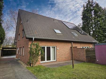 Westterrasse zum entspannten Feierabend Westterrasse zum entspannten Feierabend - Doppelhaushälfte in 33378 Rheda-Wiedenbrück mit 106m² kaufen