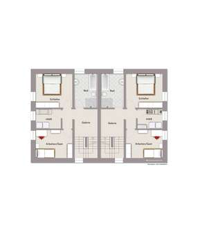 Obergeschoss - Doppelhaushälfte in 33378 Rheda-Wiedenbrück mit 140m² kaufen