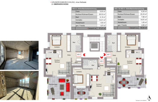 Grundriss 2. Obergeschoss - Mehrfamilienhaus in 33758 Schloß Holte-Stukenbrock mit 613m² kaufen