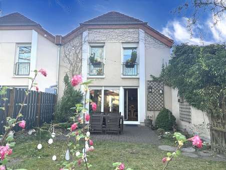 Gartenansichten - Doppelhaushälfte in 33647 Bielefeld mit 101m² kaufen