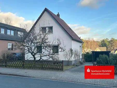 Einfamilienhaus mit großem Baugrundstück in der beliebten Senne