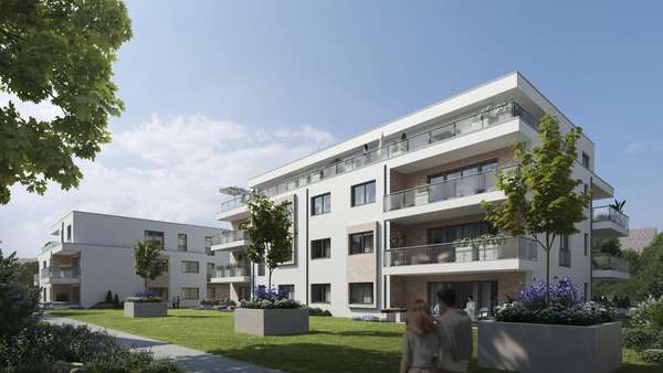 Gartenansicht - Penthouse-Wohnung in 33615 Bielefeld mit 134m² günstig kaufen