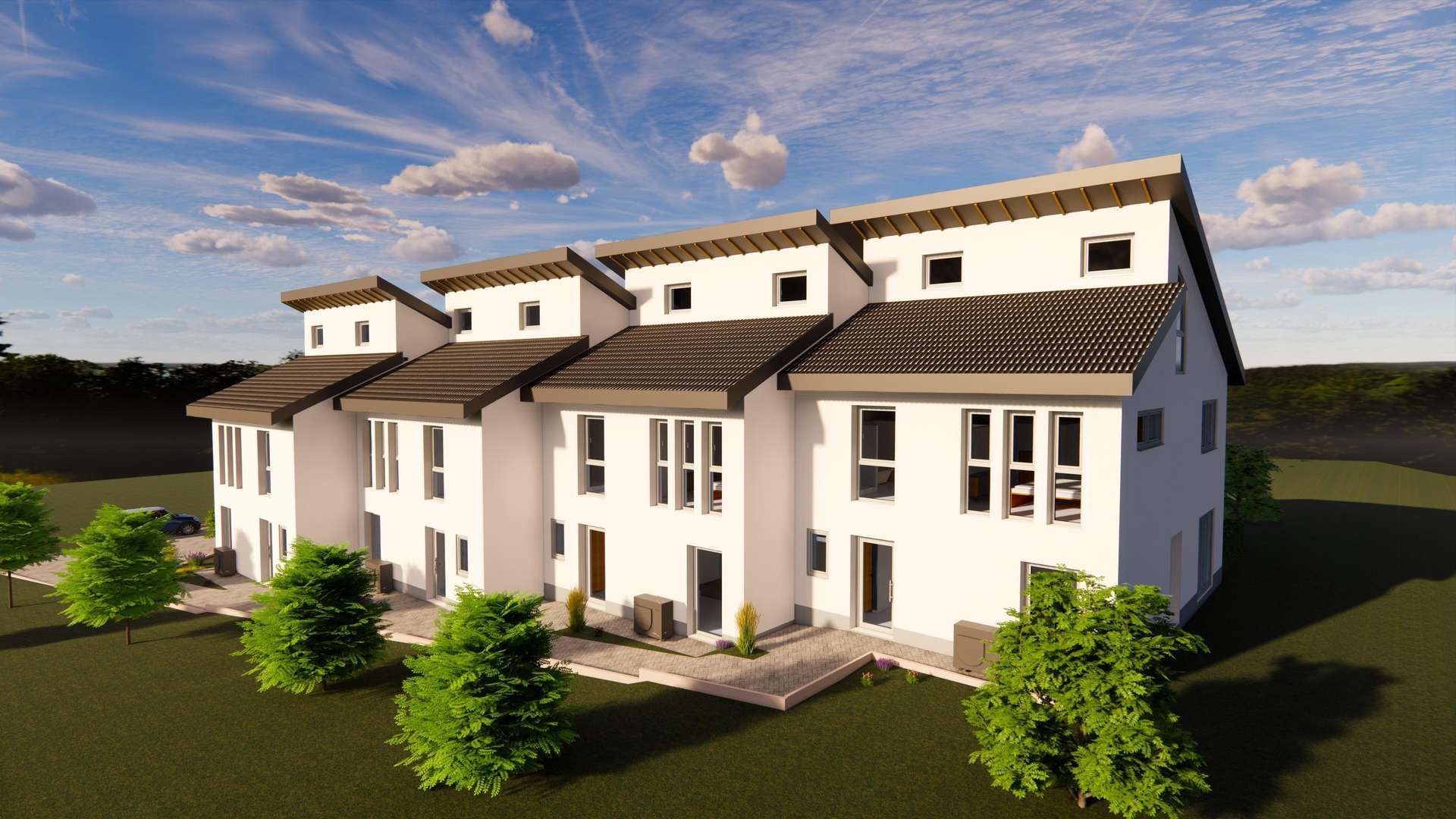 Visualisierung - Reihenendhaus in 32130 Enger mit 144m² kaufen