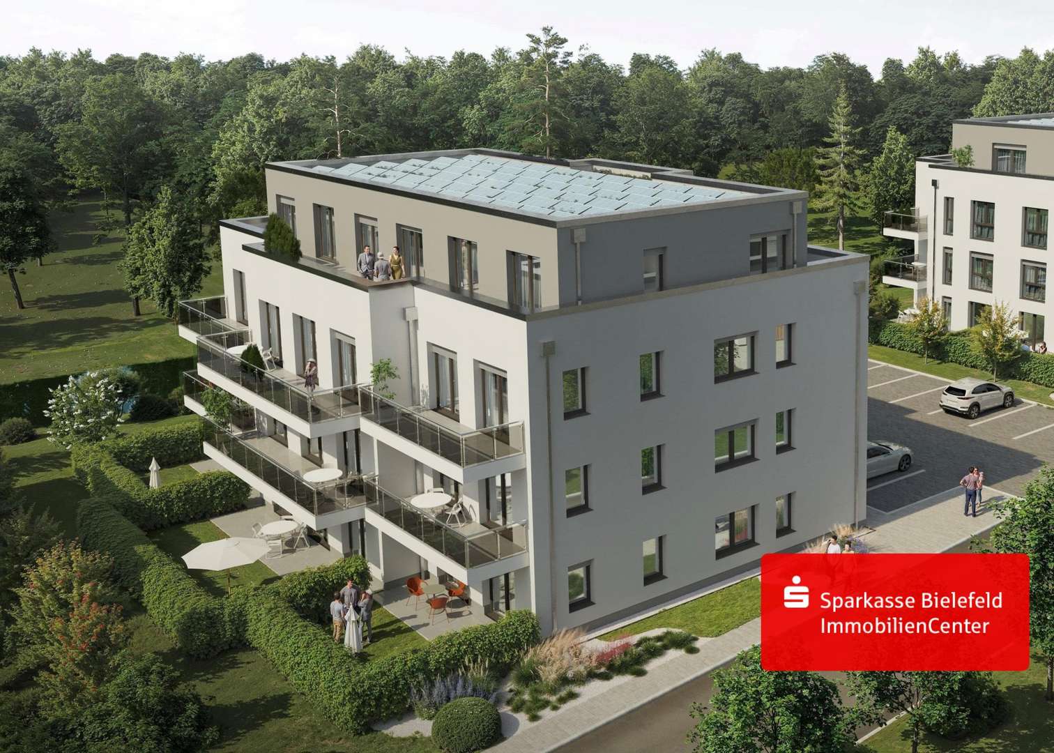 Außenansicht - Erdgeschosswohnung in 33719 Bielefeld mit 95m² kaufen