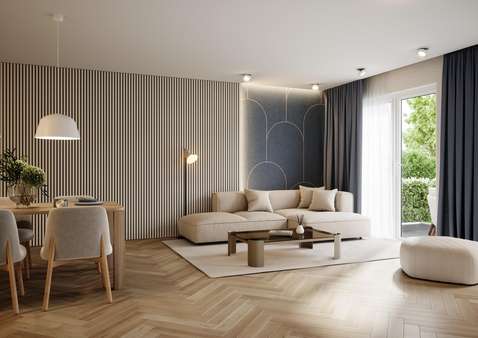 Beispiel Wohn-/ Essbereich - Erdgeschosswohnung in 33719 Bielefeld mit 79m² kaufen
