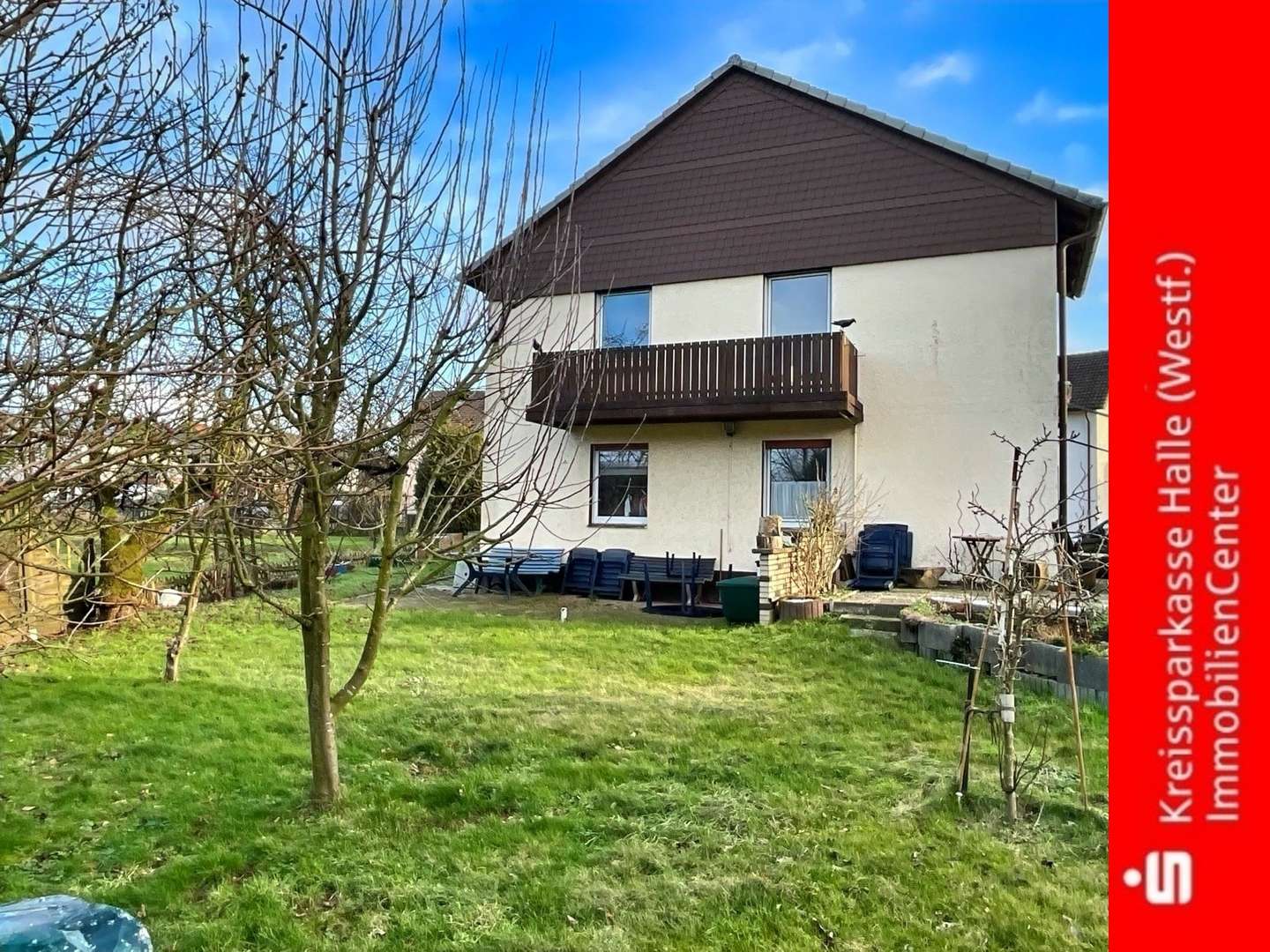 Gartensicht - Zweifamilienhaus in 33829 Borgholzhausen mit 130m² kaufen