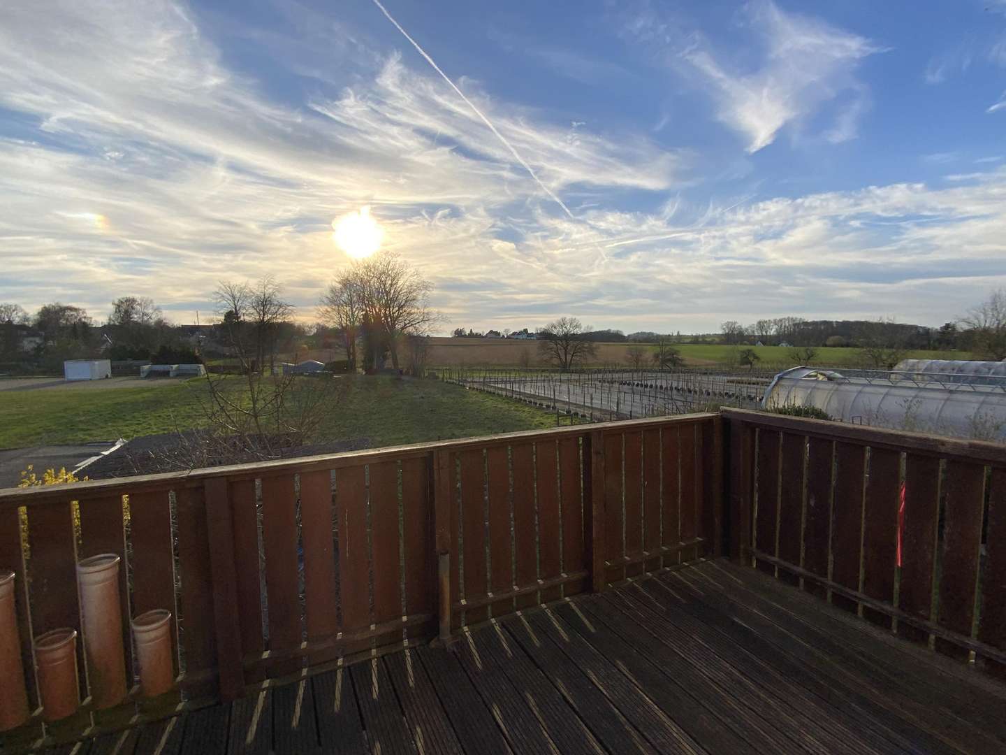 Ausblick vom Balkon im Obergeschoss - Zweifamilienhaus in 32107 Bad Salzuflen mit 148m² kaufen