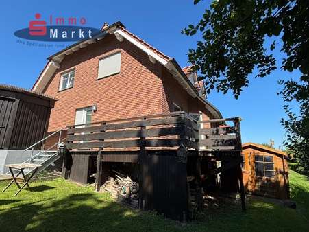 Gartenansicht Gartenansicht - Doppelhaushälfte in 32312 Lübbecke mit 108m² kaufen