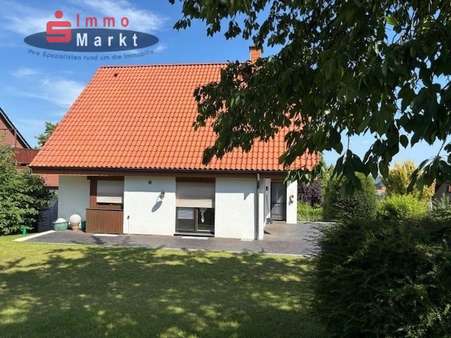 Gartenansicht Gartenansicht - Einfamilienhaus in 32312 Lübbecke mit 133m² kaufen