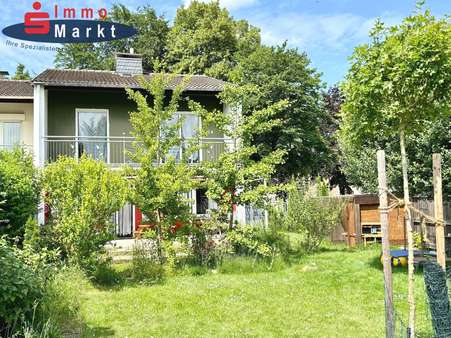 Rückansicht Garten - Reihenendhaus in 32425 Minden mit 116m² kaufen