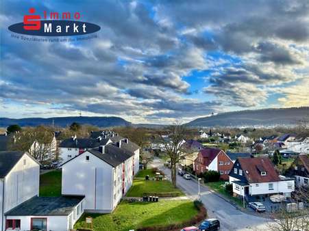 Ausblick von der Loggia Ausblick von der Loggia - Etagenwohnung in 32429 Minden mit 63m² als Kapitalanlage kaufen