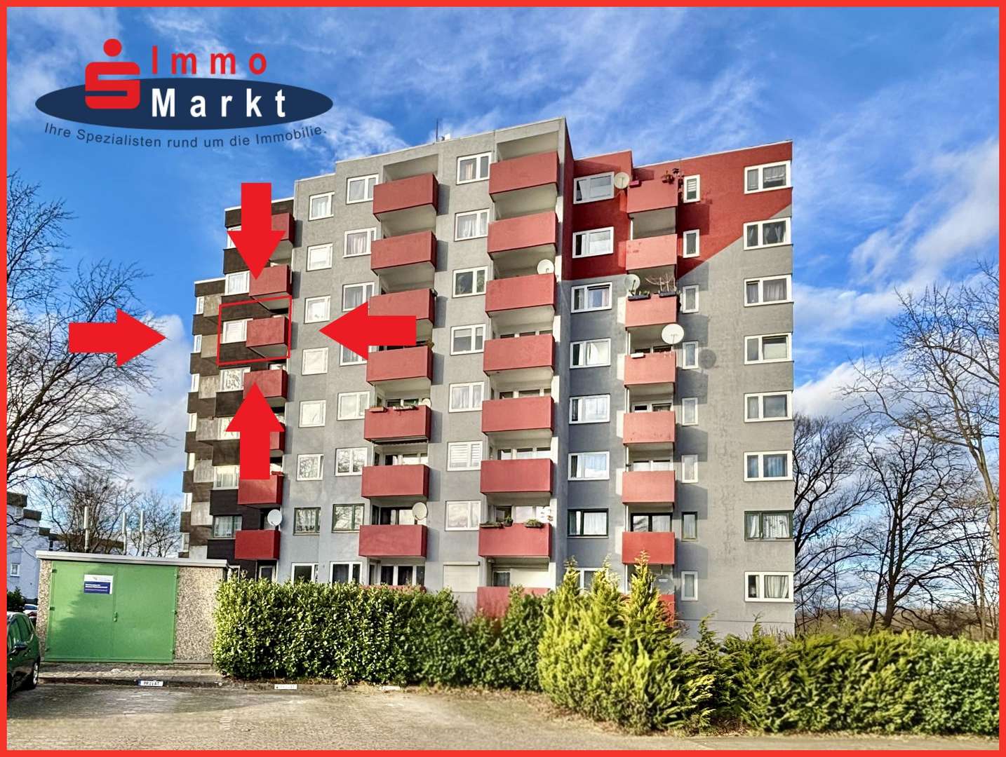 Außenansicht I Außenansicht I - Etagenwohnung in 32429 Minden mit 63m² als Kapitalanlage kaufen