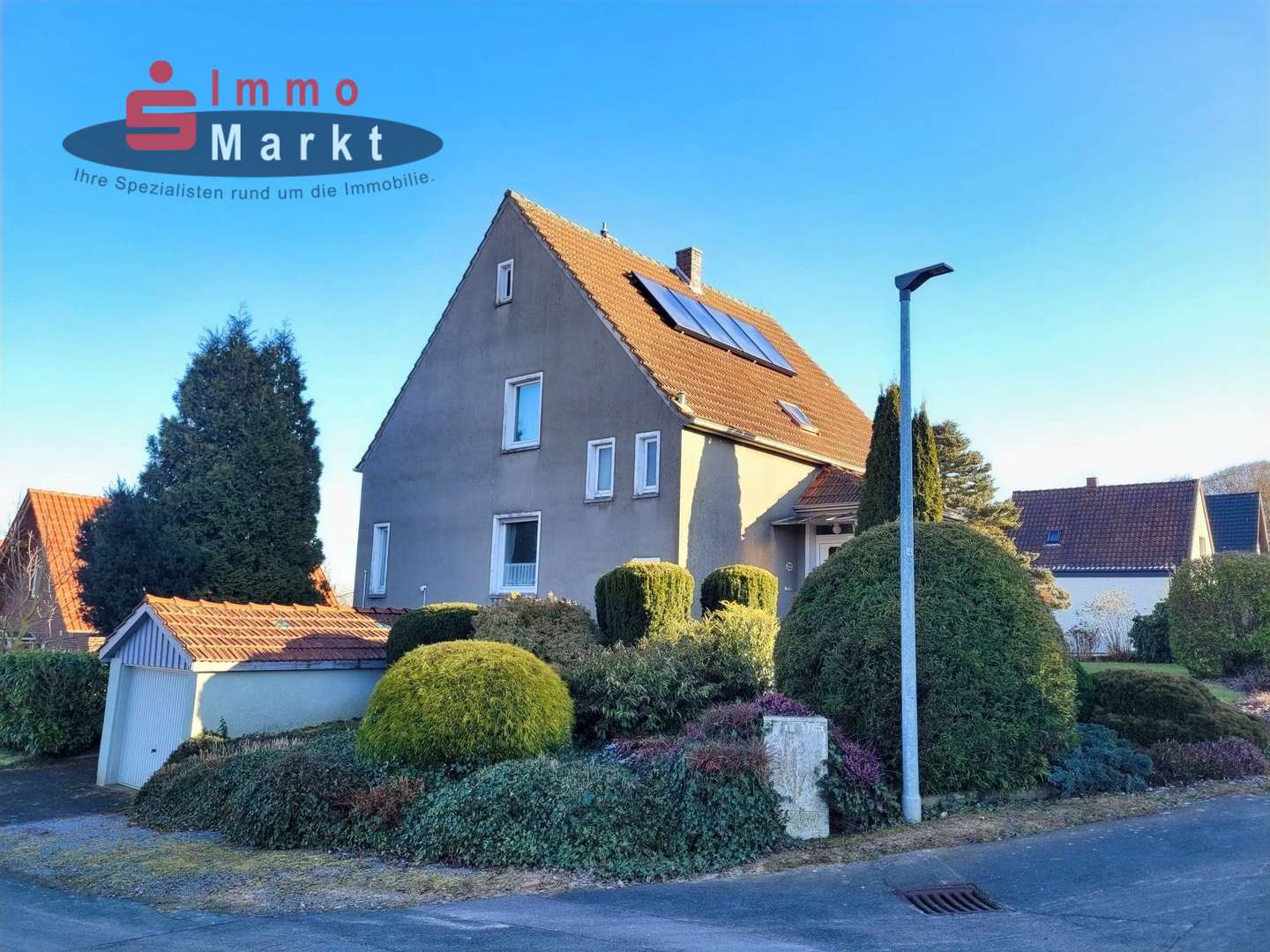 Nord-West-Ansicht - Einfamilienhaus in 32257 Bünde mit 142m² kaufen