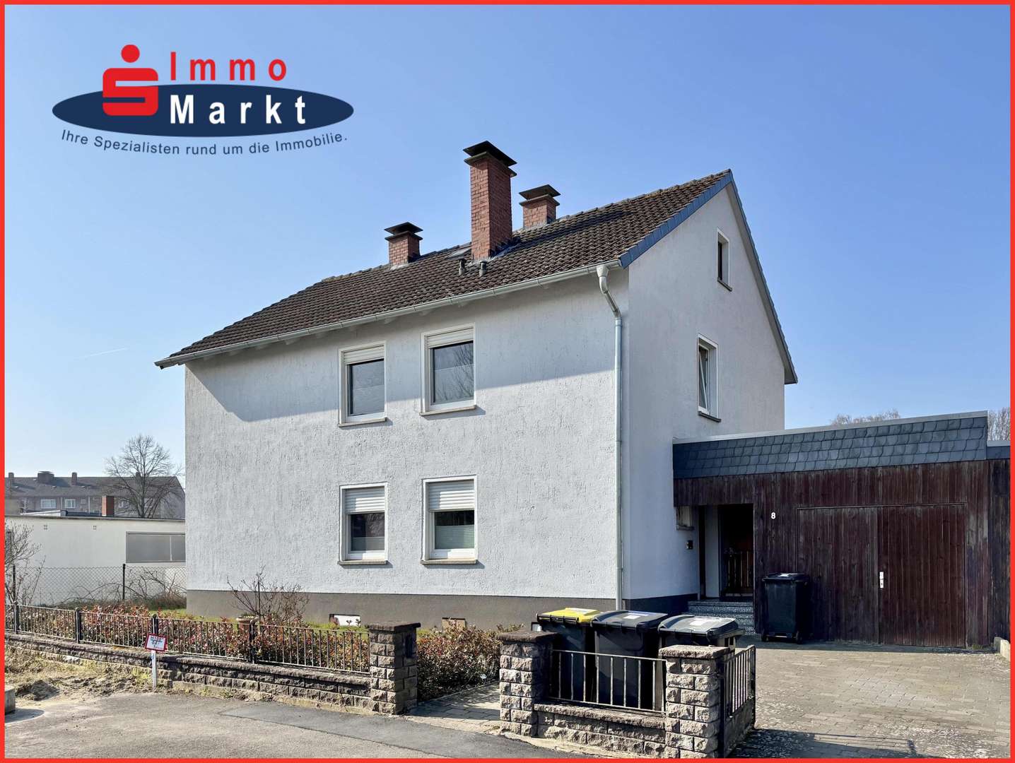 Straßenansicht - Bild 1 Straßenansicht - Bild 1 - Zweifamilienhaus in 32425 Minden mit 142m² als Kapitalanlage kaufen