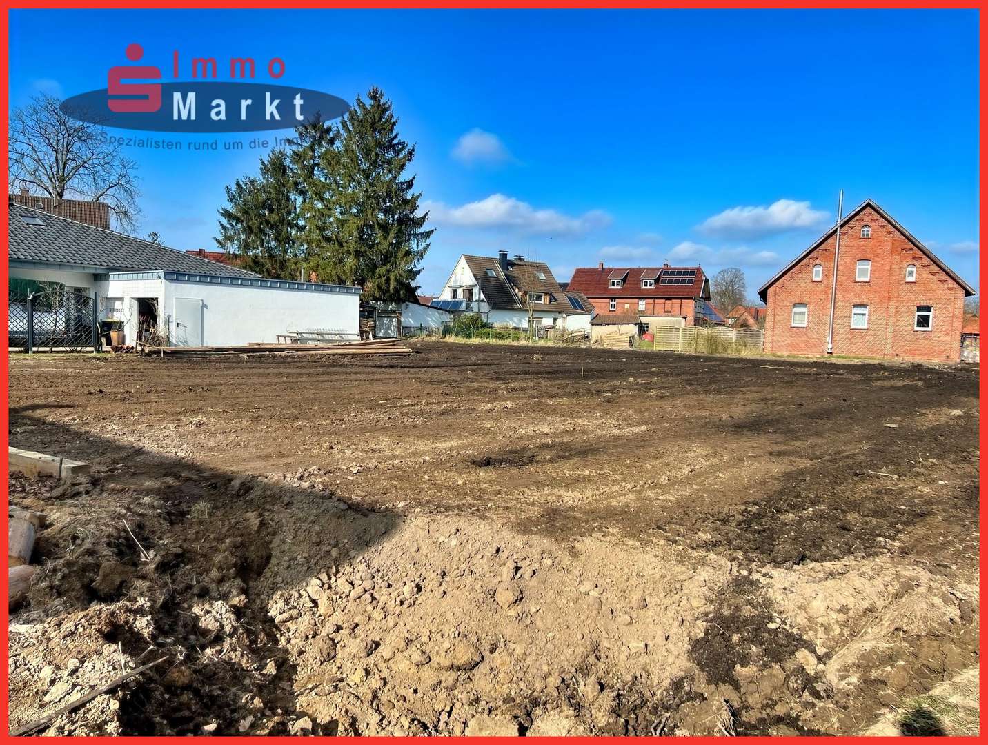 Grundstücke Blickrichtung Nord - Grundstück in 32479 Hille mit 558m² kaufen