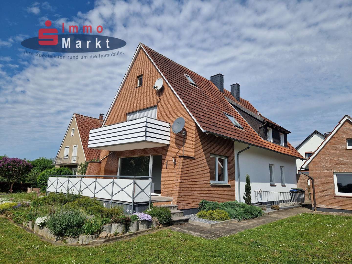 Gartenansicht - Zweifamilienhaus in 32278 Kirchlengern mit 167m² kaufen