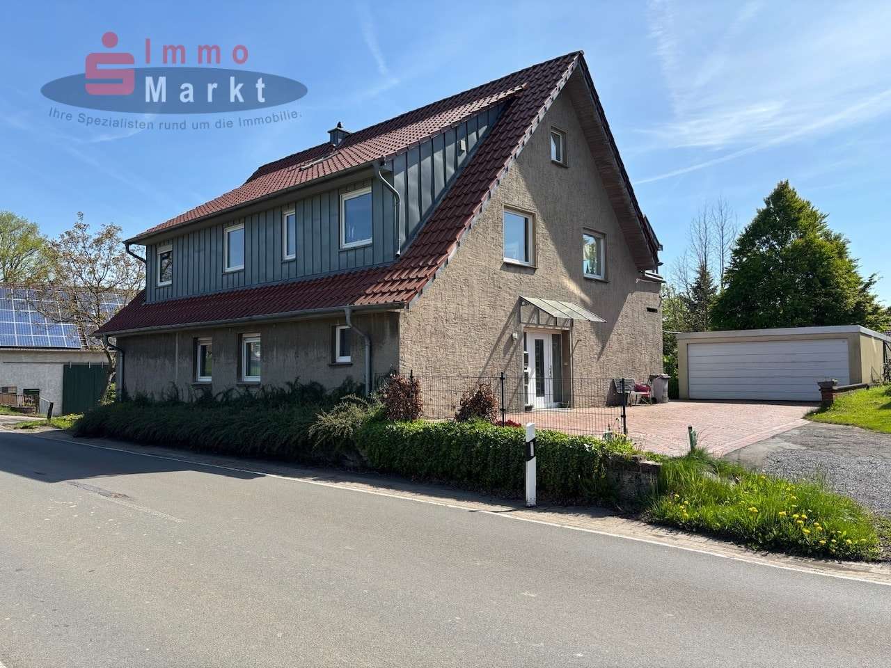 Süd-West Ansicht - Zweifamilienhaus in 32609 Hüllhorst mit 273m² kaufen