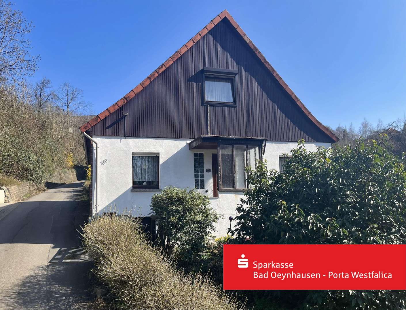 Straßenansicht Straßenansicht - Einfamilienhaus in 32457 Porta Westfalica mit 71m² kaufen