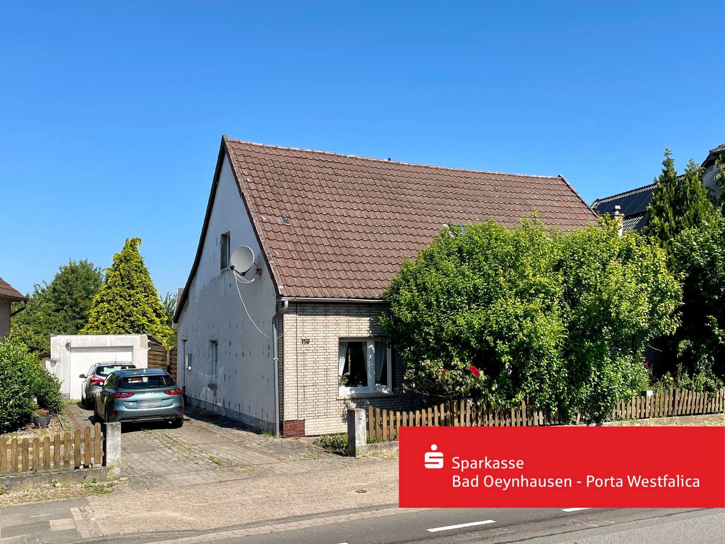 Vorderansicht - Einfamilienhaus in 32423 Minden mit 120m² kaufen