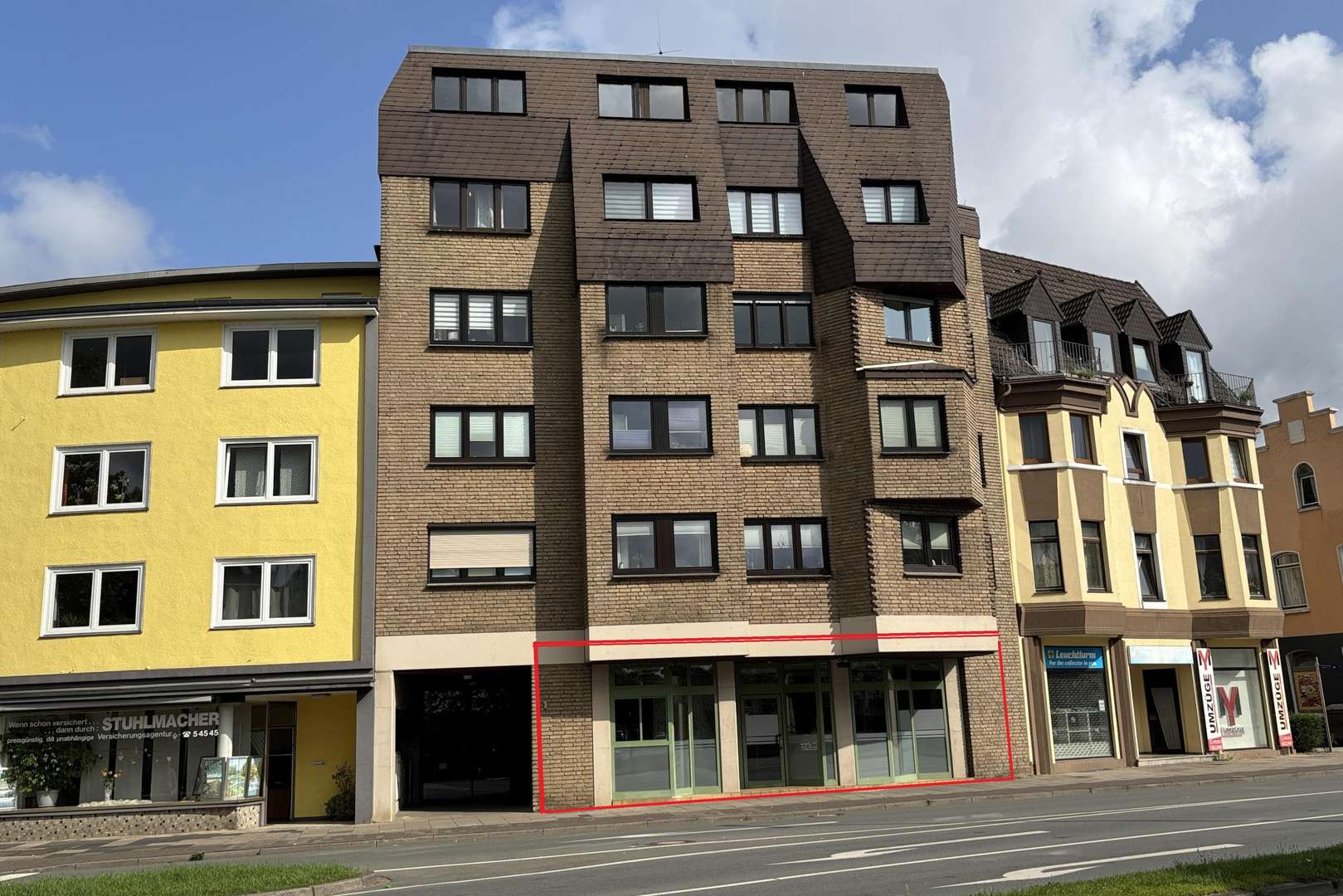 Straßenansicht Straßenansicht - Ladenlokal in 32049 Herford mit 87m² kaufen