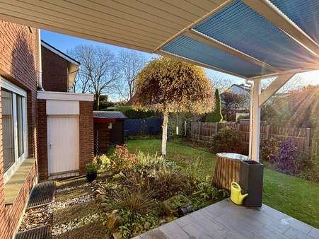 Gartenansicht Gartenansicht - Doppelhaushälfte in 32257 Bünde mit 122m² kaufen