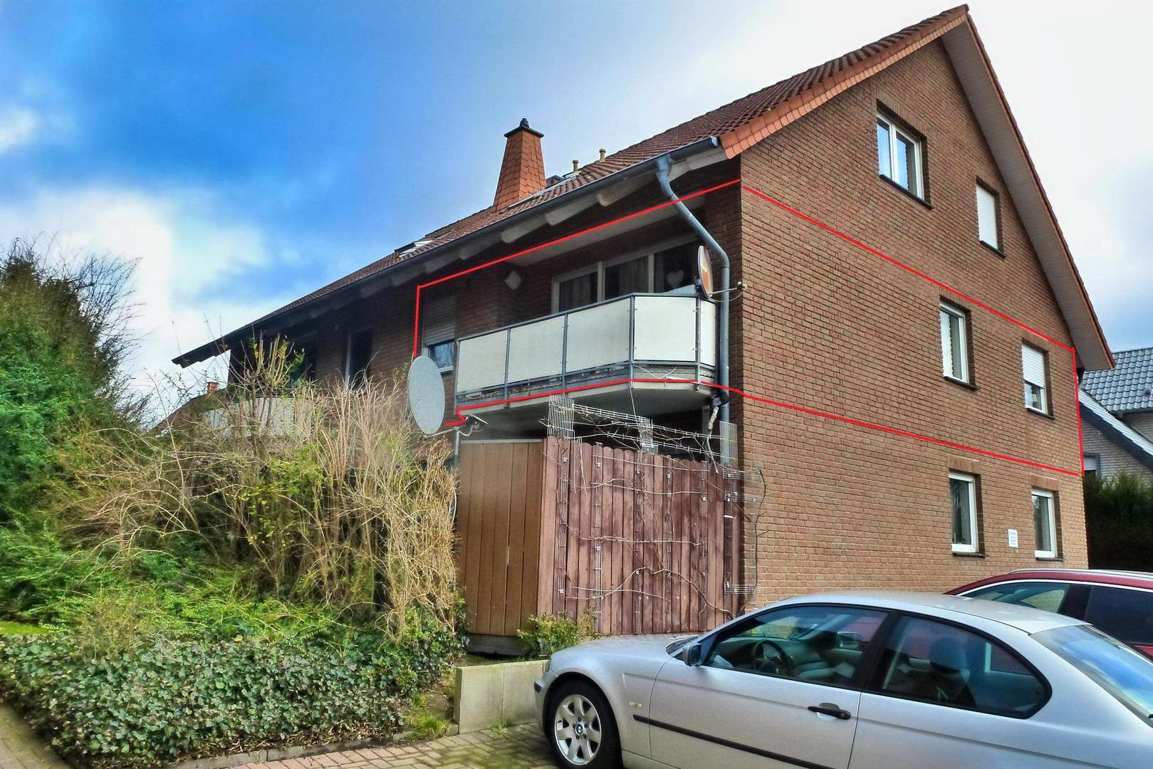 Lage der Wohnung Lage der Wohnung - Etagenwohnung in 32278 Kirchlengern mit 68m² kaufen