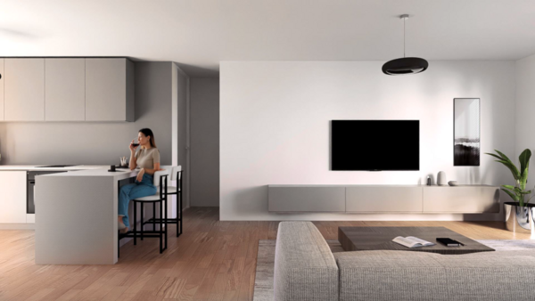 Wohnzimmer - Erdgeschosswohnung in 65843 Sulzbach mit 74m² kaufen