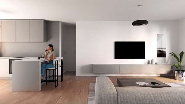 Wohn- und Esszimmer - Etagenwohnung in 65843 Sulzbach mit 70m² kaufen