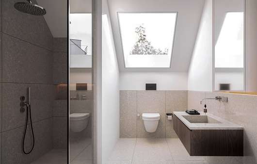 Visualisierung Bad Penthouse - Penthouse-Wohnung in 65843 Sulzbach mit 152m² kaufen