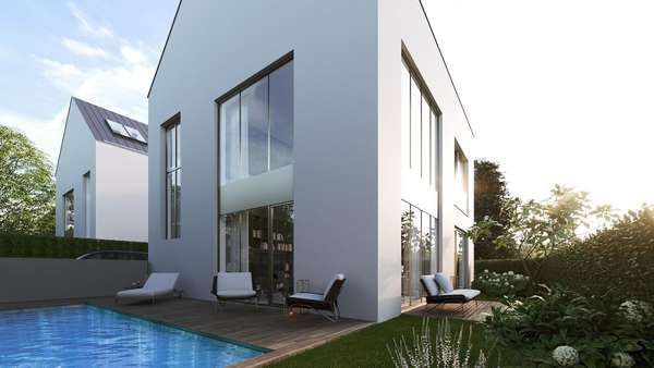 Rückansicht Rückansicht - Einfamilienhaus in 61184 Karben mit 207m² kaufen