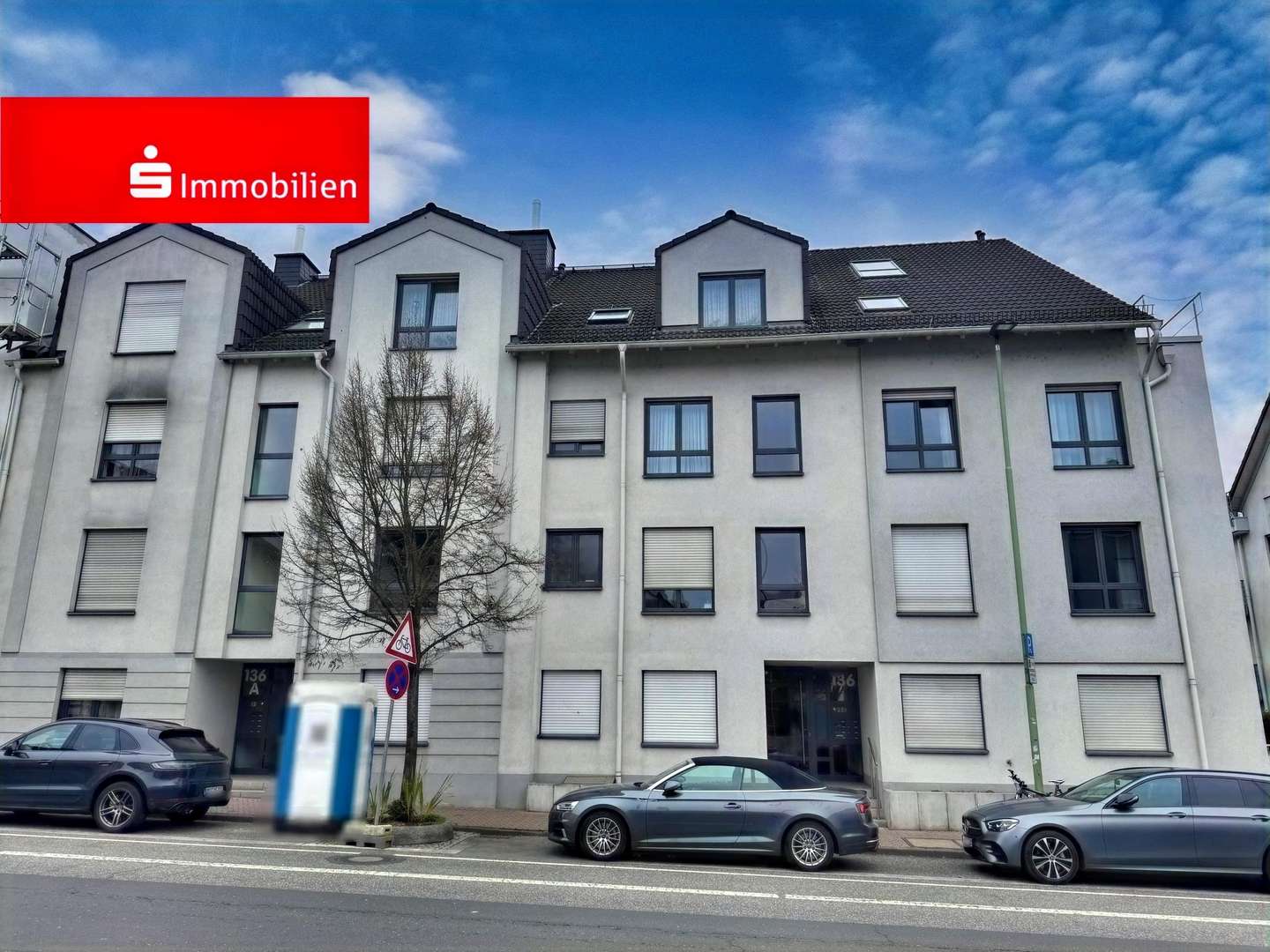 Ansicht Strassenseite - Etagenwohnung in 61118 Bad Vilbel mit 90m² kaufen