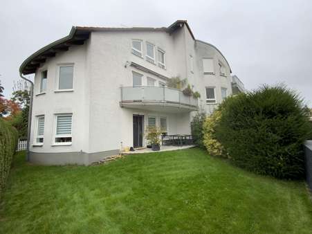 Außenansicht Terrasse Außenansicht Terrasse - Erdgeschosswohnung in 61130 Nidderau mit 61m² als Kapitalanlage kaufen