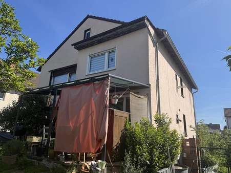 Rückseite Rückseite - Zweifamilienhaus in 63526 Erlensee mit 314m² kaufen