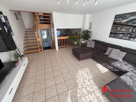 Wohnzimmer Wohnzimmer - Reihenmittelhaus in 64367 Mühltal mit 109m² kaufen