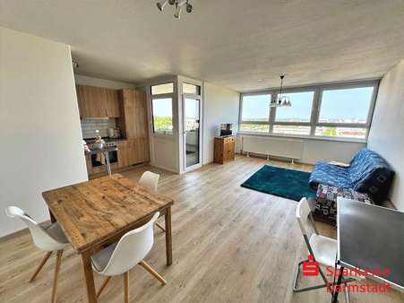 Wohn-/Esszimmer mit offener Küche Wohn-/Esszimmer mit offener Küche - Etagenwohnung in 64289 Darmstadt mit 80m² kaufen