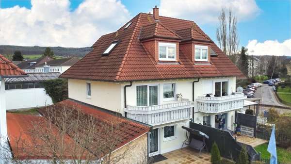 Ansicht Gartenseite - Zweifamilienhaus in 64720 Michelstadt mit 245m² kaufen
