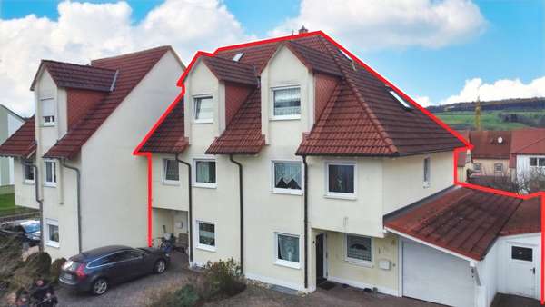 Straßenansicht - Zweifamilienhaus in 64720 Michelstadt mit 245m² kaufen